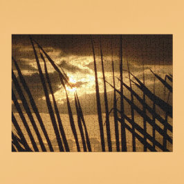 Puzzle Coucher de soleil sur la plage