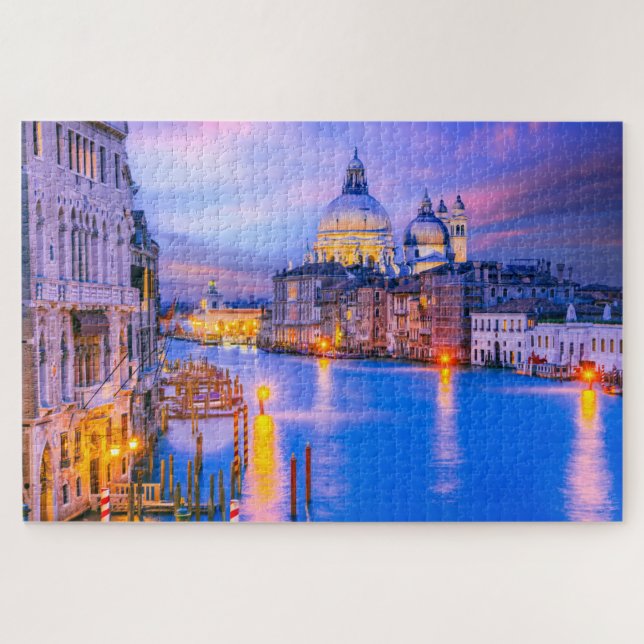 Puzzle Coucher de soleil sur le Grand Canal de Venise (Horizontal)