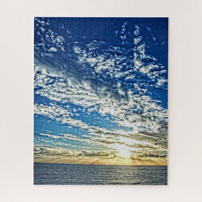 Puzzle Coucher de soleil sur les Cinque Terre Italie - 16 (Vertical)