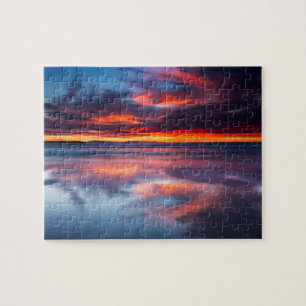 Puzzle Coucher de soleil sur les îles Anglo-Normandes, C