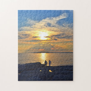 Puzzle Coucher de soleil sur l'île de Peggy en Nouvelle-É