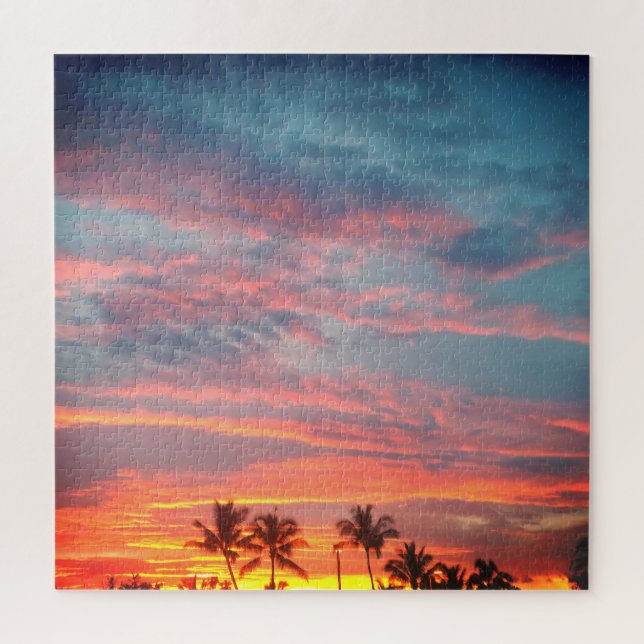 Puzzle Coucher de soleil tropical (Vertical)