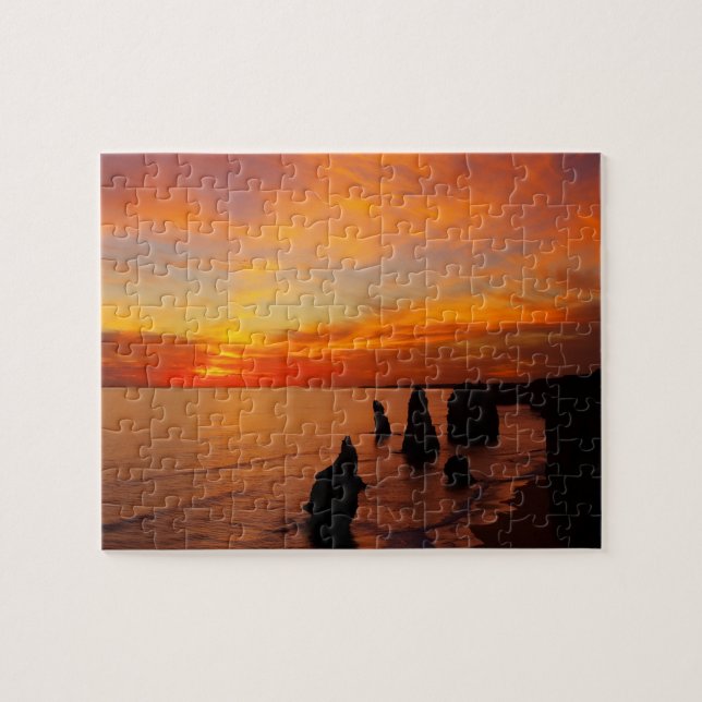 Puzzle Coucher de soleil, Twelve Apostles, Port Campbell  (Horizontal)