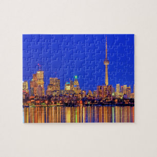Puzzle Coucher de ville de Toronto la nuit
