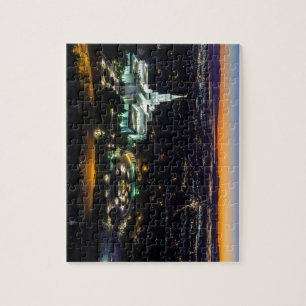 Puzzle Coucher du soleil abondant de temple mormon de Lds