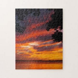 Puzzle Coucher du soleil ardent