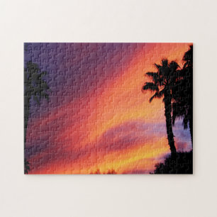 Puzzle Coucher du soleil ardent