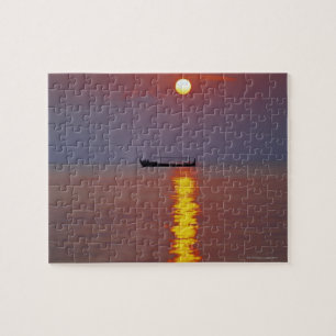 Puzzle Coucher du soleil et mer 2