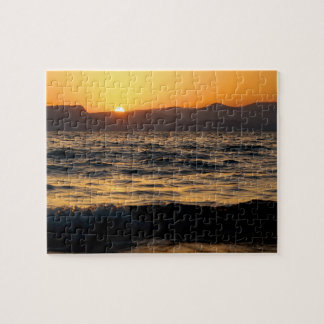 Puzzle Coucher du soleil sur la mer de la Galilée