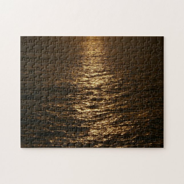 Puzzle Coucher du soleil sur l'eau Photographie de l'océa (Horizontal)