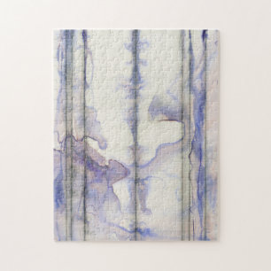 Puzzle Couleur d'aquarelle Violet Free Expression
