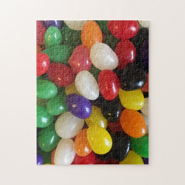 Puzzle Couleur des haricots de gelée de Pâques Photo Cute (Vertical)