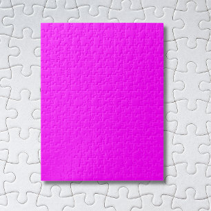 Puzzle Couleur solide Fuchsia Classic Elegant