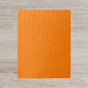 Puzzle Couleur solide orange de sécurité