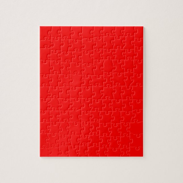 Puzzle Couleur solide rouge (Vertical)