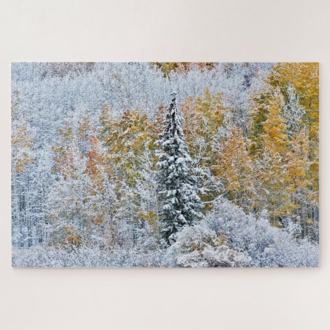 Puzzle Couleurs automnales des Aspens et du col Keebler (Horizontal)