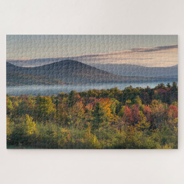 Puzzle Couleurs d'automne dans les montagnes blanches (Horizontal)
