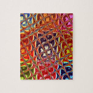 Puzzle Couleurs spéciales Noël Père Noël neige HoHoho Pop