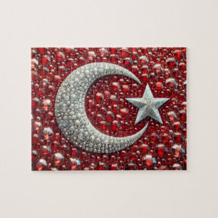 Puzzle couleurs turques abstraites