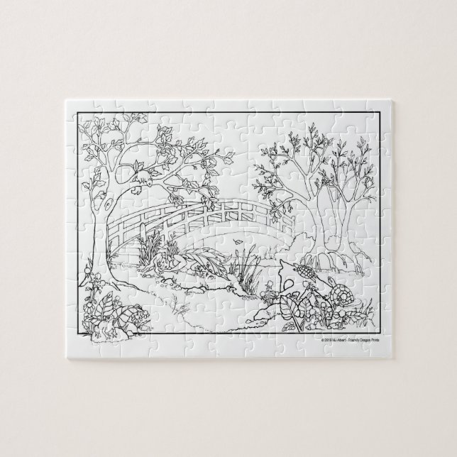 Puzzle COULEZ-MOI ! Créez votre propre objet cadeau uniqu (Horizontal)
