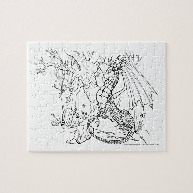 Puzzle COULEZ-MOI ! Créez votre propre objet cadeau uniqu (Horizontal)