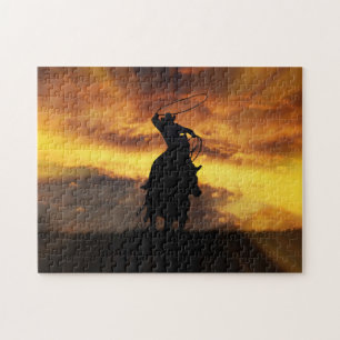 Puzzle Country Western Cowboy Roper Super Cool