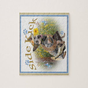 Puzzle Coup-de-pied australien de côté de chien de bét