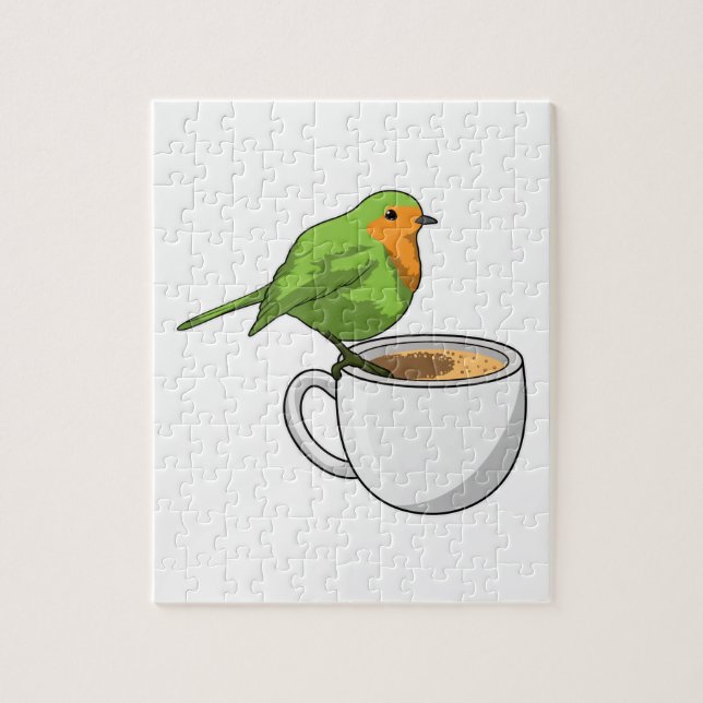 Puzzle Coupe Bird Coffee (Vertical)