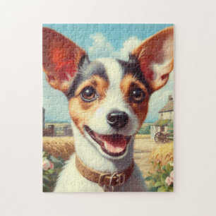 Puzzle Coupe Toy Fox Terrier Peinture