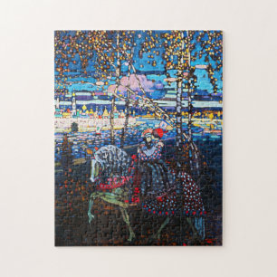 Puzzle Couple à cheval blanc, Wassily Kandinsky