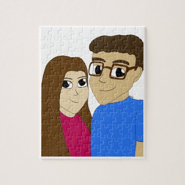 Puzzle Couple chibi (Vertical)