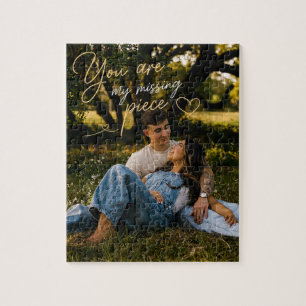 Puzzle Couple Personnalisé – Tu Es Ma Pièce Manqua