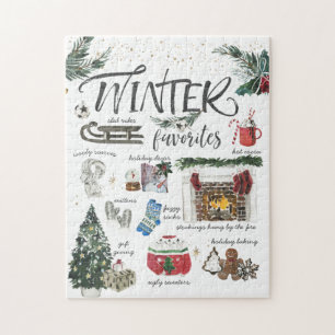 Puzzle Coups de cœur hivernaux tendance Illustrations a