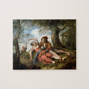 Puzzle Cour rustique