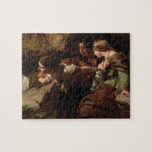 Puzzle Courage, anxiété et désespoir, regarder la bataill