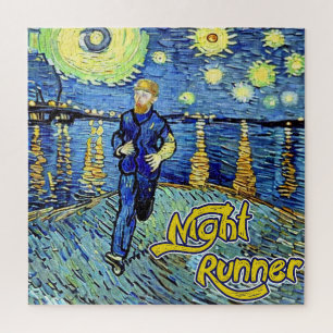 Puzzle Coureur de nuit Nuit étoilée