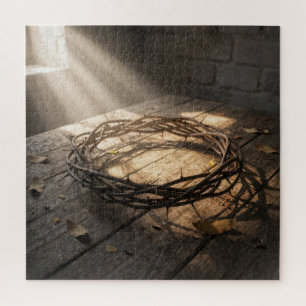 Puzzle Couronne d'épines illuminée par les rayons du sole