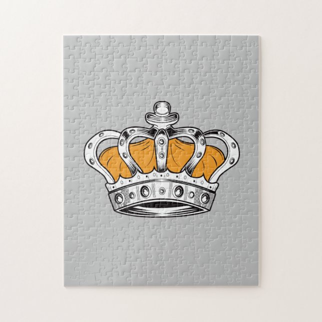 Puzzle Couronne - Jaune (Vertical)