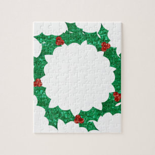 Puzzle couronne saint de noël