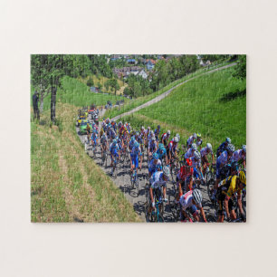 Puzzle course cycliste