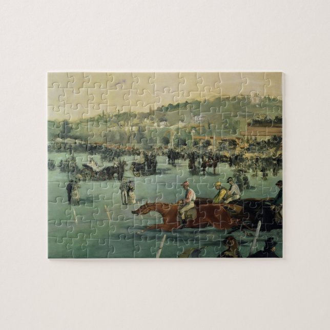 Puzzle Course de chevaux de Manet |, 1872 (Horizontal)