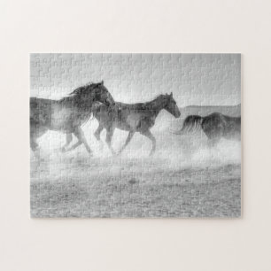 Puzzle Course de mustang