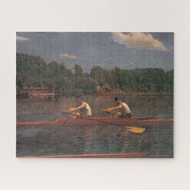 Puzzle Course en bateau à aviron sur la rivière (par Thom (Horizontal)