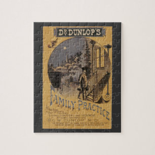 Puzzle Couverture de livre ancien Docteur Dunlop's Family