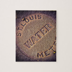 Puzzle Couverture de l'utilitaire d'eau St. Louis - 8x10 
