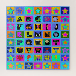 PUZZLE COUVERTURE LETTRE ALPHABET ENFANTS