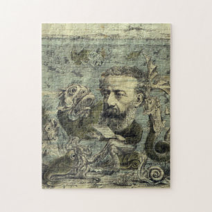 Puzzle Couverture périodique vintage de Jules Verne