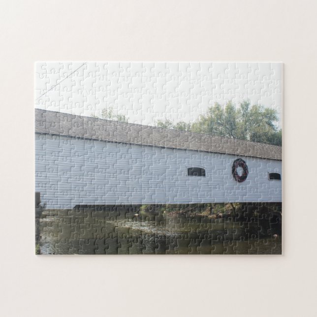 Puzzle Covered Bridge Close Up (Horizontal)