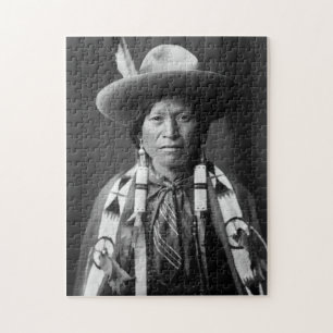 Puzzle Cowboy de Jicarilla Apache - Edouard S. Curtis