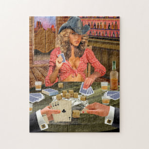 Puzzle Cowgirl Joueuse
